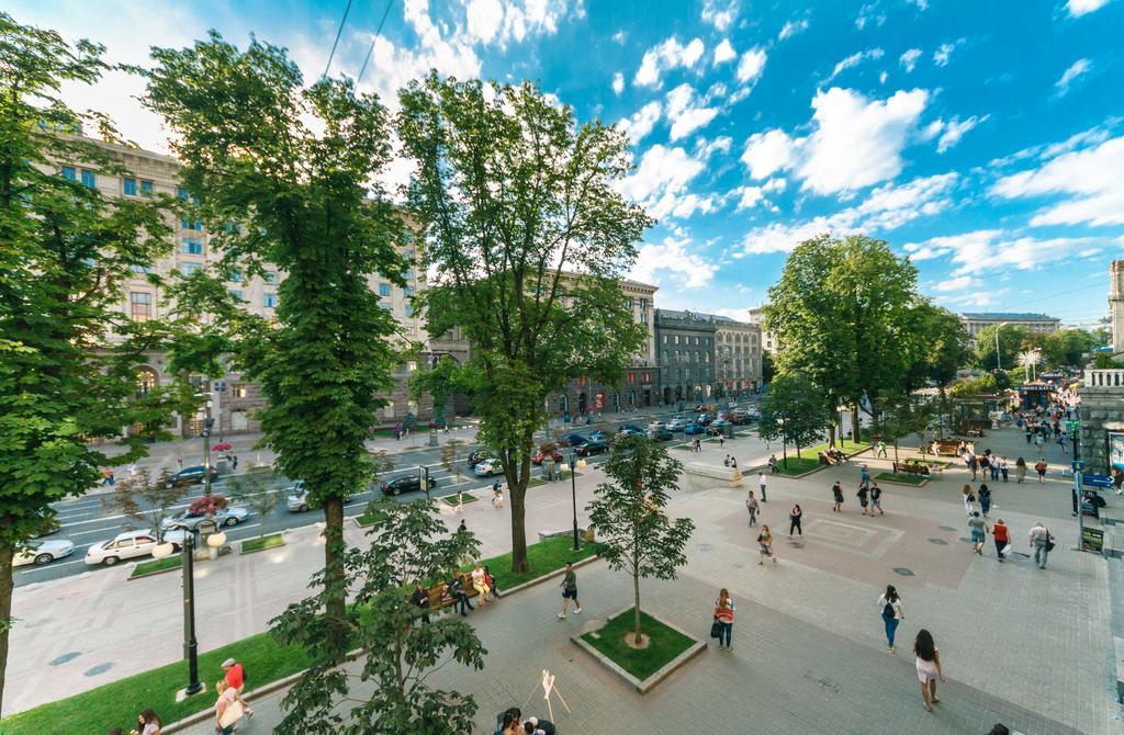Kreschatik 21 With Terrace 2Br Киев Екстериор снимка