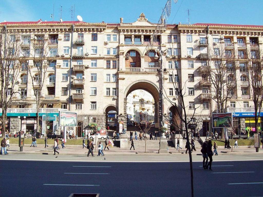 Kreschatik 21 With Terrace 2Br Киев Екстериор снимка